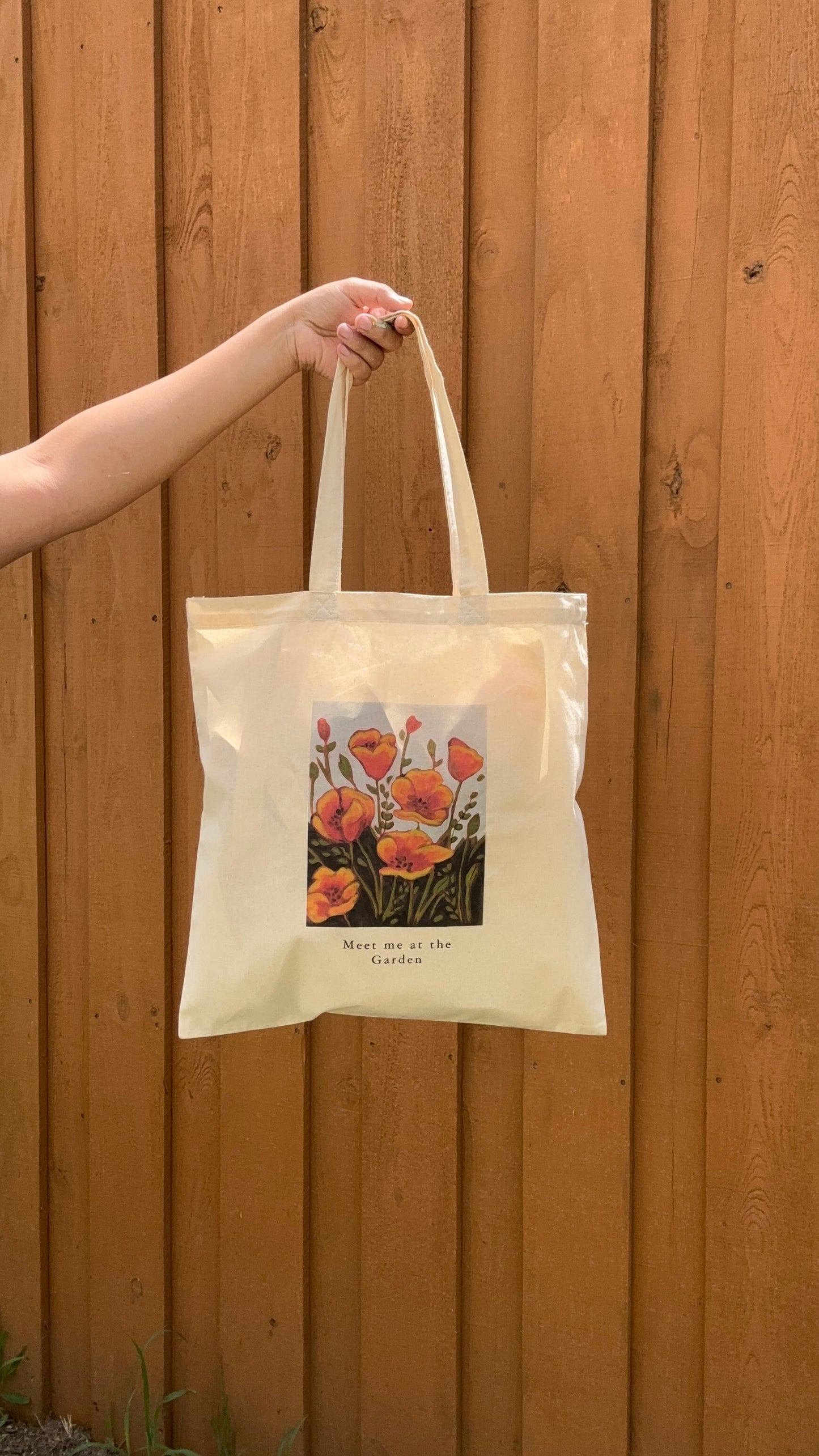 Meet me at the garden Tote bag