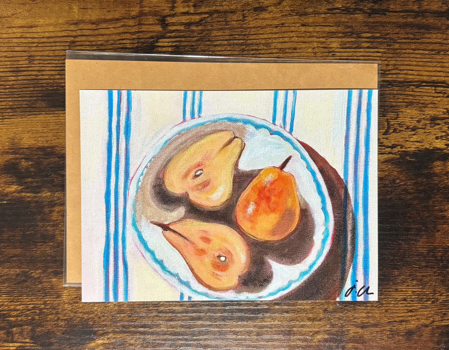 Pretty pears (print)