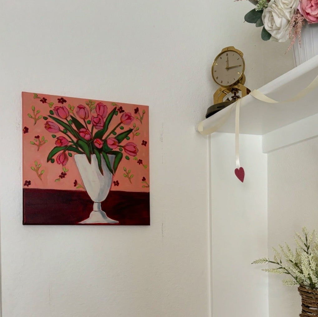 Pink tulips