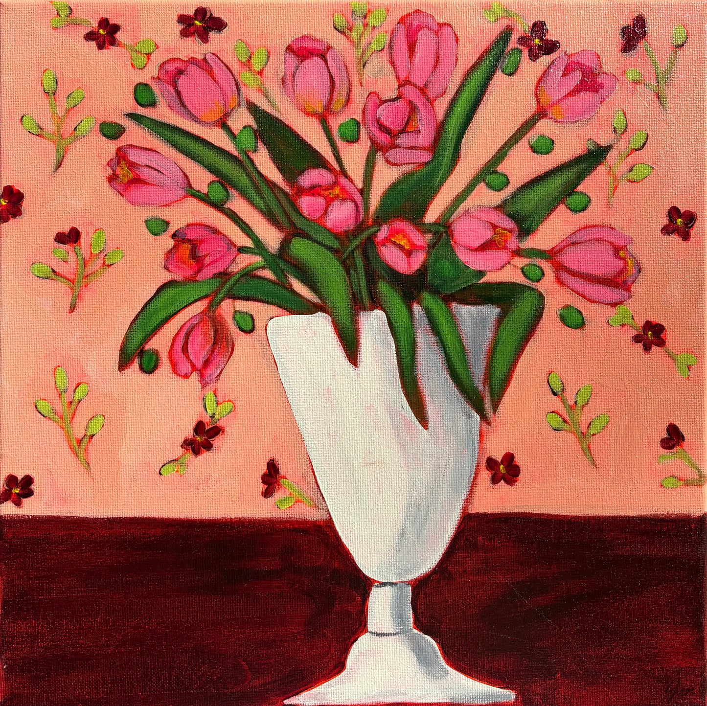 Pink tulips
