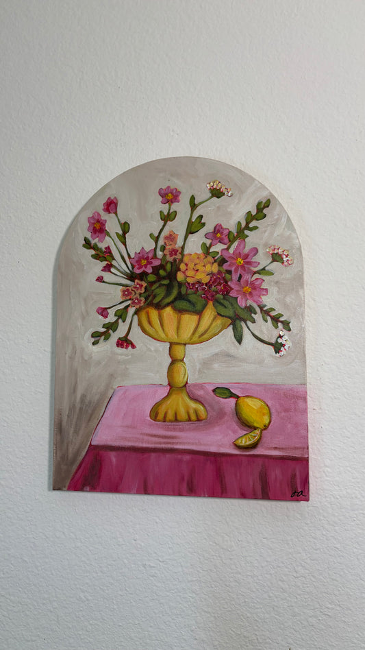 Golden vase