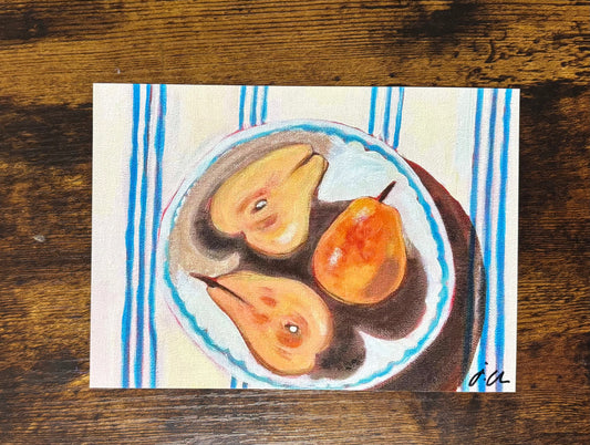 Pretty pears (print)