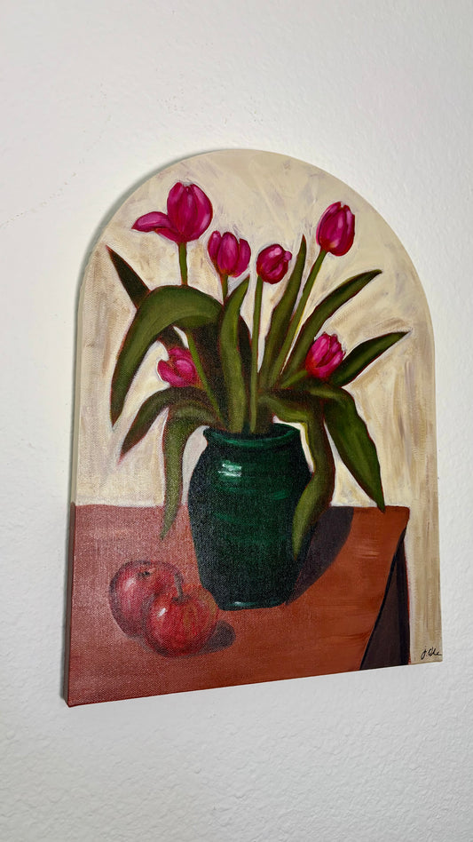 Emeral green vase